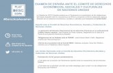 EXAMEN DE ESPAÑA ANTE EL COMITÉ DE DERECHOS …