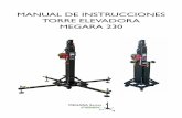 MANUAL DE INSTRUCCIONES TORRE ELEVADORA MEGARA 230