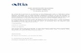 OTRA INFORMACIÓN RELEVANTE ALTIA CONSULTORES, S.A. 21 de ...