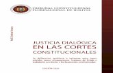 JUSTICIA DIALÓGICA EN LAS CORTES CONSTITUCIONALES
