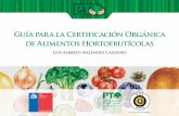 Guía para la Certificación Orgánica de Alimentos ...