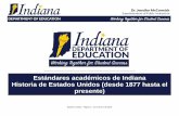 Estándares académicos de Indiana Historia de Estados ...