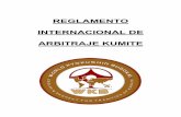 WKB. REGLAMENTO INTERNACIONAL DE ARBITRAJE KUMITE (ES)