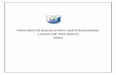 PROYECTO EDUCATIVO INSTITUCIONAL LICEO DE PELARCO 2021