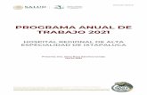 PROGRAMA ANUAL DE TRABAJO 2021 - hraei.gob.mx