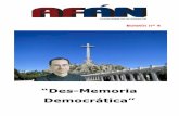“Des-Memoria Democrática”