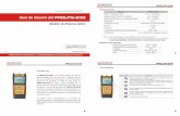 Guía de referencia rápida para PROLITE-63B (medidor de ...
