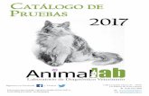 Catálogo Pruebas 2017 - Animal Lab