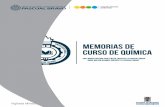 MEMORIAS DE CURSO DE QUÍMICA
