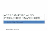 ACERCAMIENTO A LOS PRODUCTOS FINANCIEROS