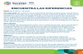 Encuentra las diferencias - Yucatán