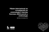 Máster internacional en investigación en criminología y ...