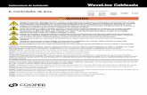 Instrucciones de Instalación WaveLinx Cableado