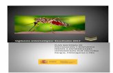 Vigilancia entomológica: Resultados 2017
