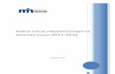 marco fiscal presupuestario de mediano plazo 2011-2016