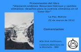 Presentación del libro “Glaciares andinos. Recursos ...