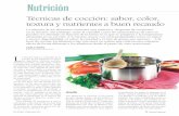 Técnicas de cocción: sabor, color, textura y nutrientes a ...