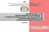 MANUAL DE ORGANIZACIONES Y FUNCIONES DE LA ESCUELA ...