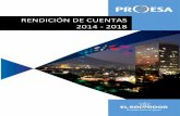 RENDICIÓN DE CUENTAS 2014 - 2018