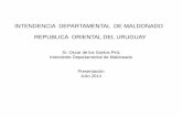 INTENDENCIA DEPARTAMENTAL DE MALDONADO REPUBLICA