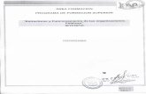 PROGRAMA DE FORMACION SUPERIOR Estructuras y ...