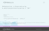 Materia Literatura Latinoamericana I B