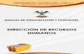 DIRECCIÓN DE RECURSOS HUMANOS - uandina.edu.pe