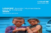 UNICEF Acción Humanitaria para la Infancia 2020