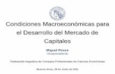 Condiciones Macroeconómicas para el Desarrollo del Mercado ...