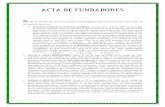 ACTA DE FUNDADORES
