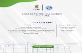 LISTA DE TEXTOS AÑO LECTIVO 2020 - 2021