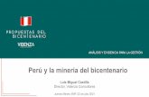 Perú y la minería del bicentenario