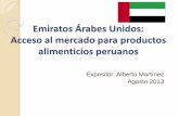 Emiratos Arabes Unidos: Acceso al mercado para productos ...