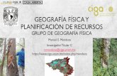 GEOGRAFÍA FÍSICA Y PLANIFICACIÓN DE RECURSOS