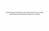 PLAN OPERATIVO ANUAL POA-2020 INICIAL (Ene-2020 ...