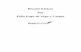 Poesías Líricas Por Félix Lope de Vega y Carpio
