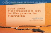 2021-2022 Formación en la Fe para la Familia
