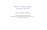 Tema 3: Tipos y clases - Informática (2019 20)
