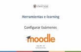 Herramientas e-learning Configurar Exámenes