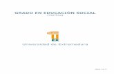 GRADO EN EDUCACIÓN SOCIAL - unex.es