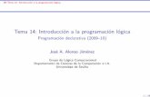 Tema 14: Introducción a la programación lógica