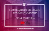 EL SURGIMIENTO DEL ESTADO- NACIÓN EN COLOMBIA