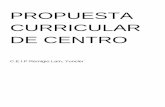 PROPUESTA CURRICULAR DE CENTRO - Castilla-La Mancha