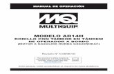 MODELO AR14H - Multiquip
