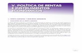 V. POLÍTICA DE RENTAS E INSTRUMENTOS ECONÓMICOS
