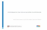 Feedback en educacióN superior - Universitat de Barcelona