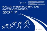 IUCA MEMORIA DE ACTIVIDADES 2017