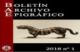 2018 nº 1 - Inicio - Archivo Epigráfico de Hispania