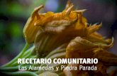 RECETARIO COMUNITARIO Las Alamedas y Piedra Parada