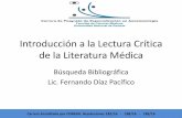 Introducción a la Lectura Crítica de la Literatura Médica